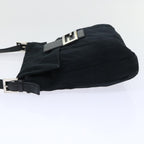 FENDI Mamma Baguette Shoulder Bag Nylon Black53377