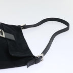 FENDI Mamma Baguette Shoulder Bag Nylon Black53377