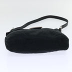 FENDI Mamma Baguette Shoulder Bag Nylon Black53377