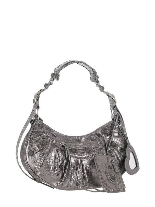 Balenciaga Le Cagole Small Shoulder Bag Silver