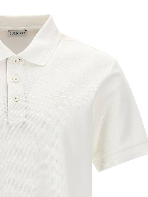 Burberry Burberry Logo Embroidery Polo Shirt