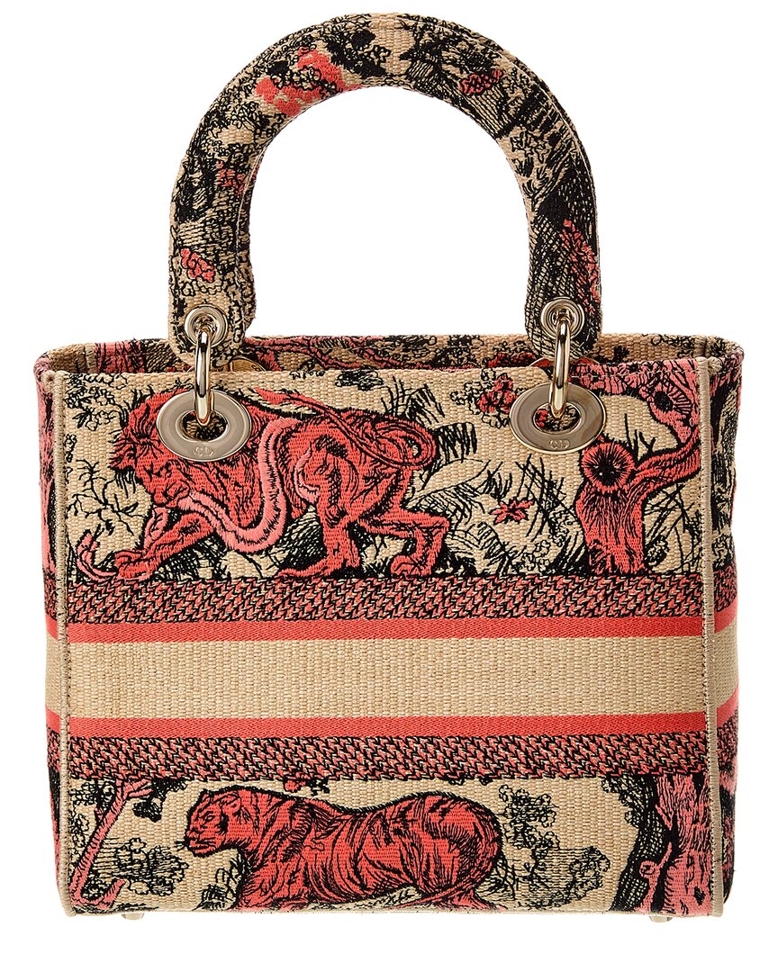 Dior Lady D-Lite Medium Canvas Tote