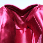 FENDI Mamma Baguette Hand Bag Leather Beige Purple53742