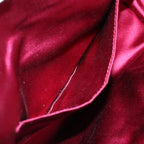 FENDI Mamma Baguette Hand Bag Leather Beige Purple53742