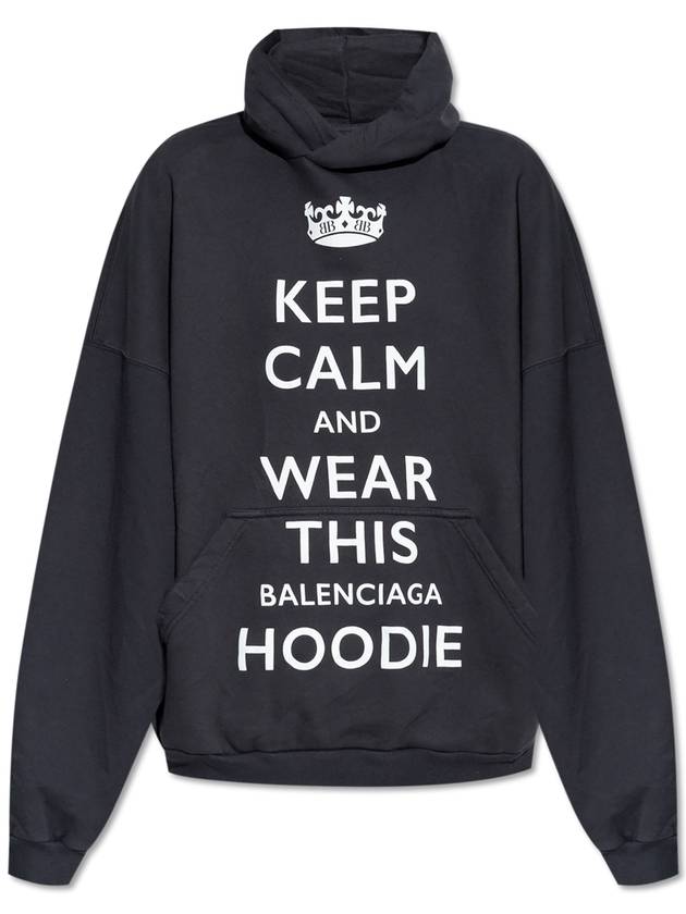 Balenciaga Balenciaga Hoodie, Women's, Black