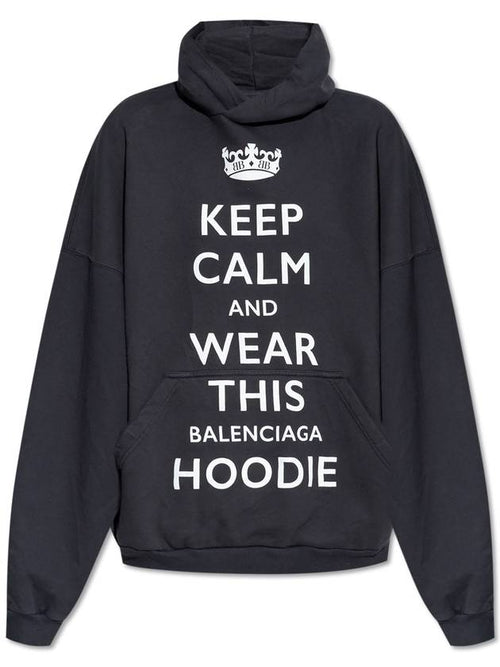 Balenciaga Balenciaga Hoodie, Women's, Black