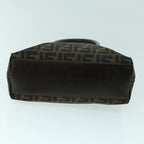 FENDI Zucca Canvas Hand Bag Brown53776