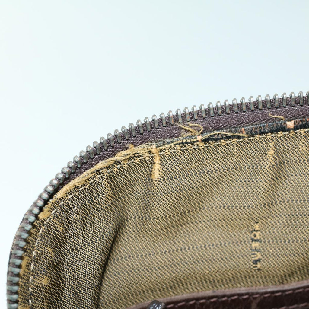 FENDI Zucca Canvas Hand Bag Brown53776