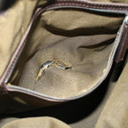 FENDI Zucca Canvas Hand Bag Brown53776