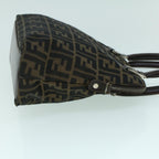 FENDI Zucca Canvas Hand Bag Brown53776