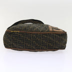 FENDI Zucca Canvas Shoulder Bag Nylon Brown53796