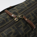FENDI Zucca Canvas Shoulder Bag Nylon Brown53796