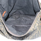 FENDI Zucca Canvas Shoulder Bag Nylon Brown53796