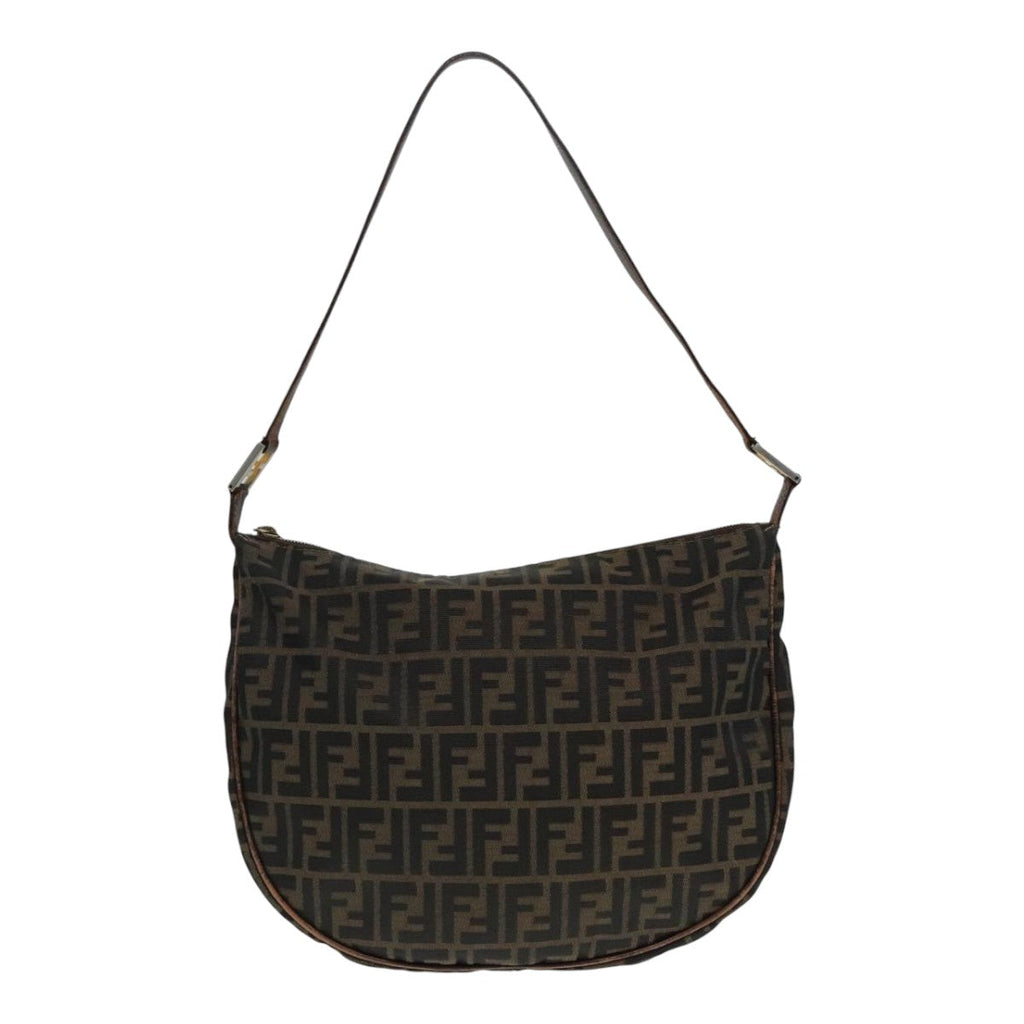 Fendi Zucca  Canvas Shoulder Bag ()