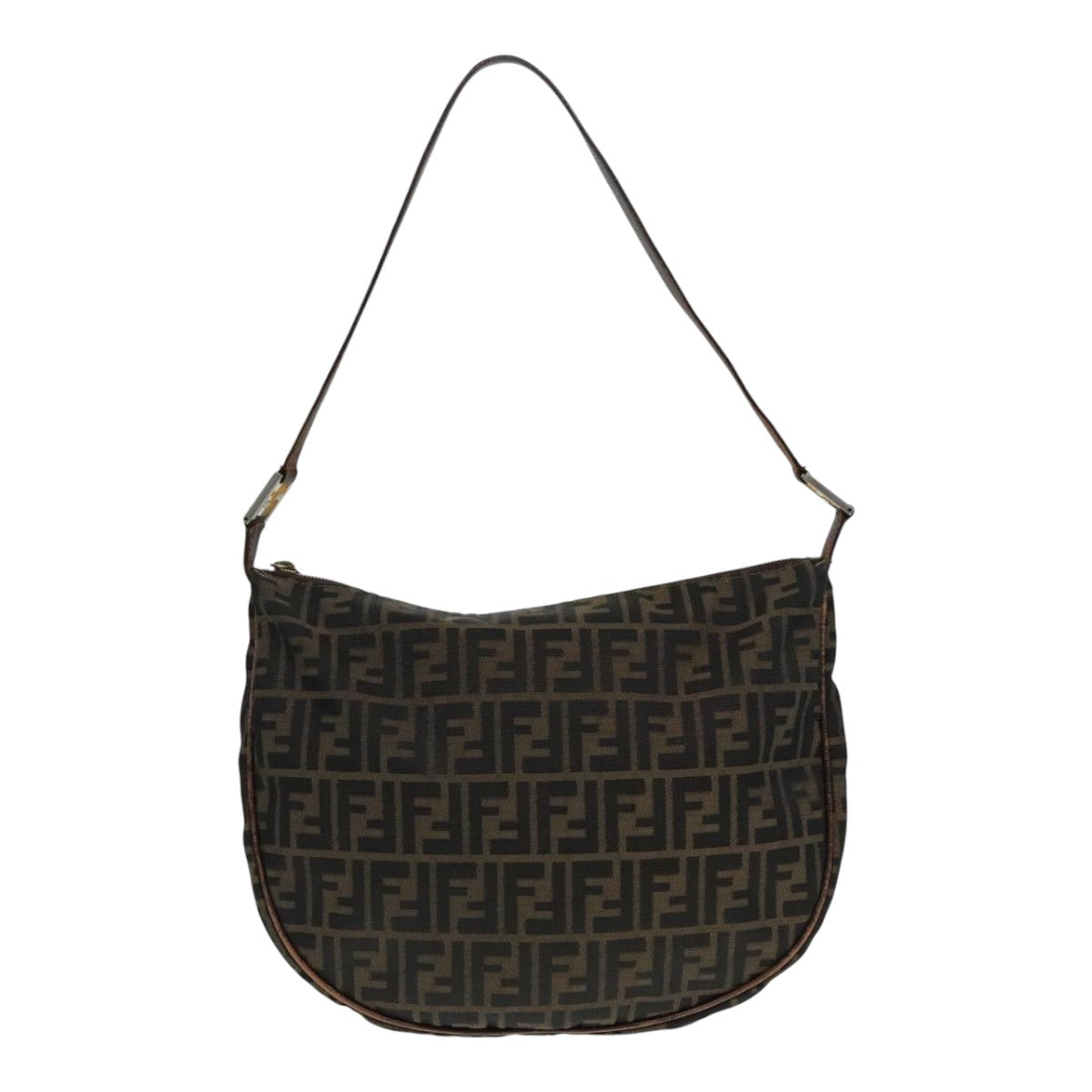 Fendi Zucca  Canvas Shoulder Bag ()