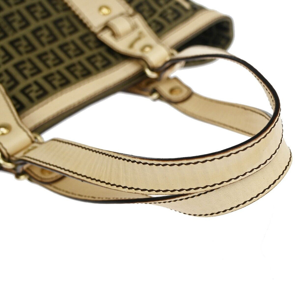 Fendi Zucchino  Canvas Shoulder Bag ()