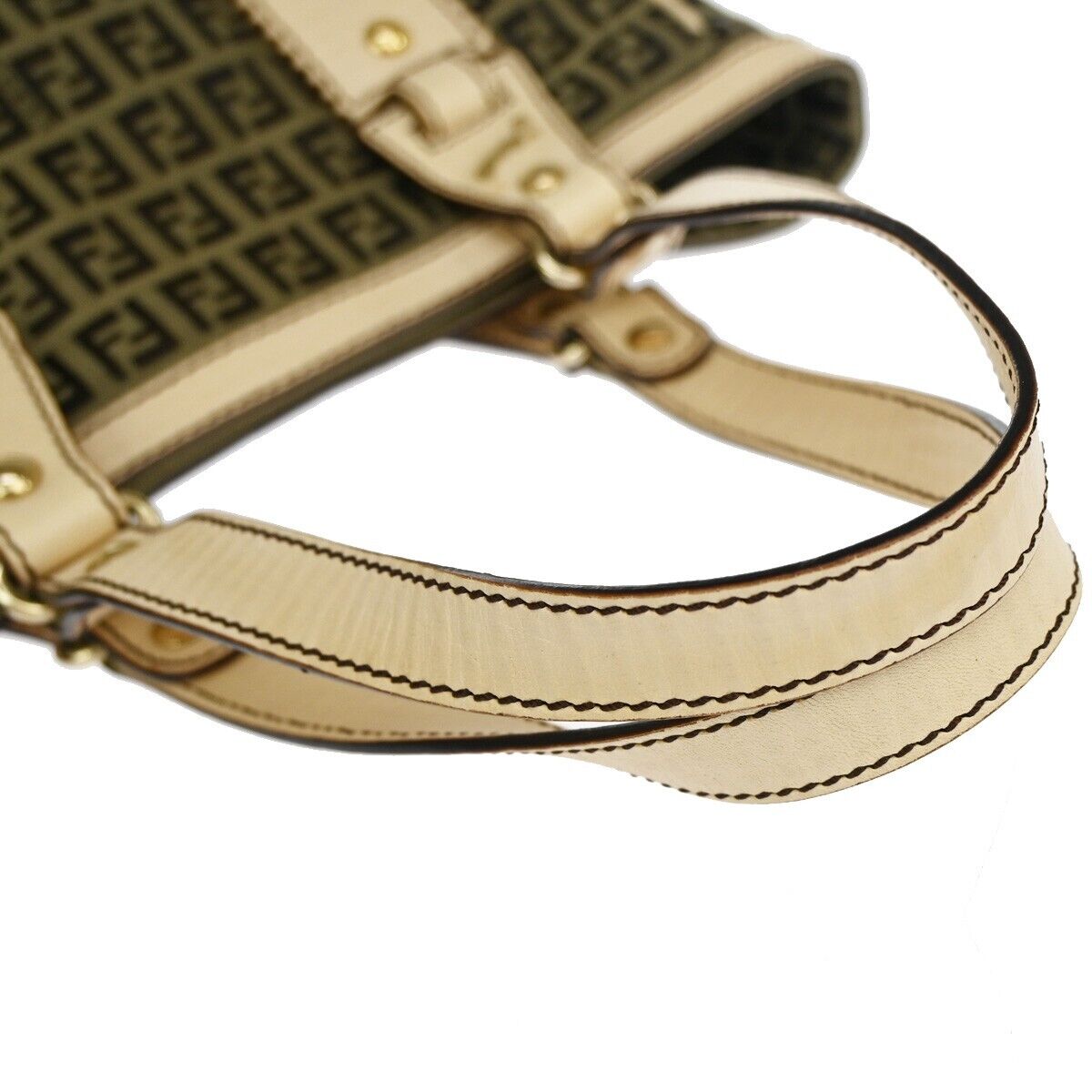 Fendi Zucchino  Canvas Shoulder Bag ()