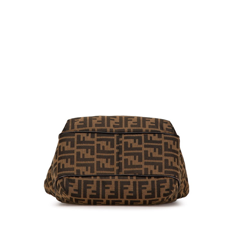 Fendi Zucca Canvas Leather Handbag 8BH156