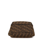 Fendi Zucca Canvas Leather Handbag 8BH156