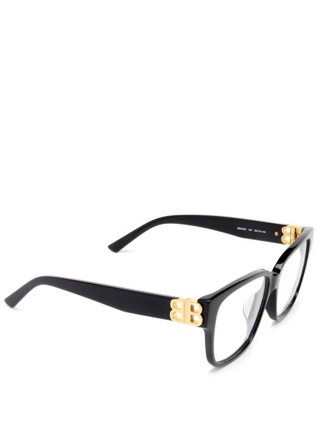 Balenciaga Women's Square Metal Glasses Brown