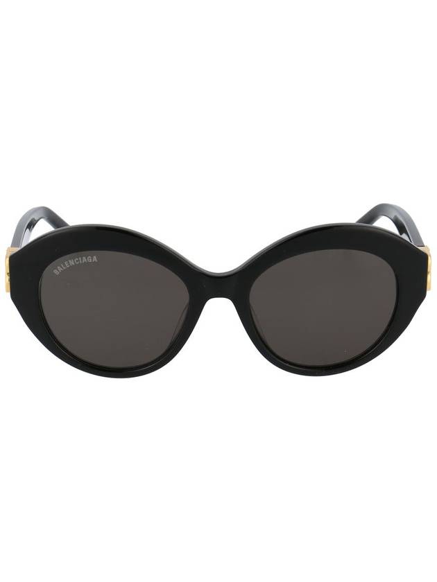 Balenciaga round frame logo sunglasses