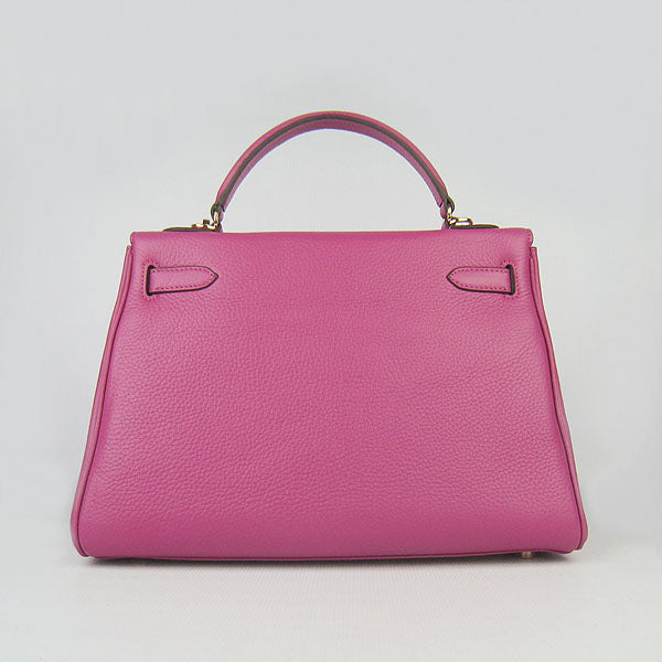 Hermes Kelly 32cm Togo Leather Handbag 6108 Peach Golden