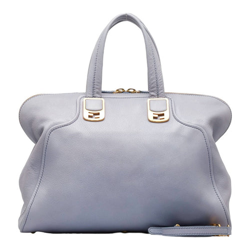 FENDI CAMELION HANDBAG 2WAY 8BL110 PAPLE LEADER LADY FENDI