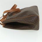 CELINE Macadam Canvas Shoulder Bag PVC Leather Brown  54112