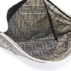 FENDI Zucca Canvas Pouch Black Brown54125