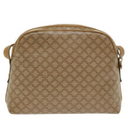 CELINE Macadam Canvas Shoulder Bag Beige  54135