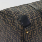 FENDI Zucca Canvas Boston Bag 2way Black Brown54154