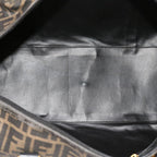FENDI Zucca Canvas Boston Bag 2way Black Brown54154