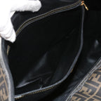 FENDI Zucca Canvas Boston Bag 2way Black Brown54154
