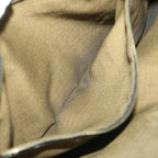 FENDI Zucca Canvas Mamma Baguette Shoulder Bag Black Brown54169