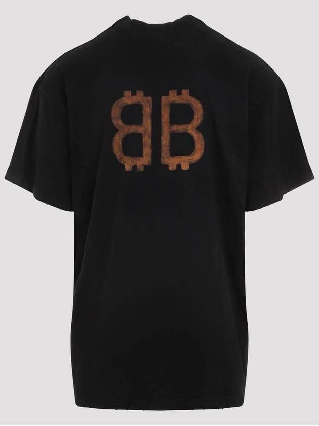 Balenciaga Balenciaga Double Front Paris Moon T-Shirt Clothing
