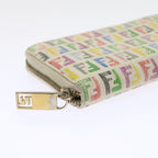 FENDI Zucchino Canvas Long Wallet Multicolor54465