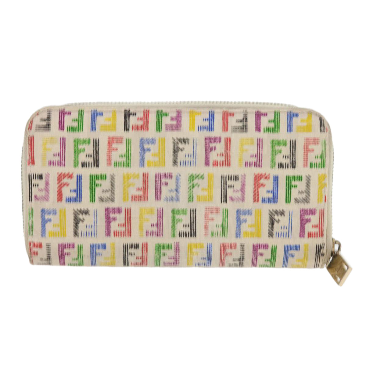 FENDI Zucchino Canvas Long Wallet Multicolor54465