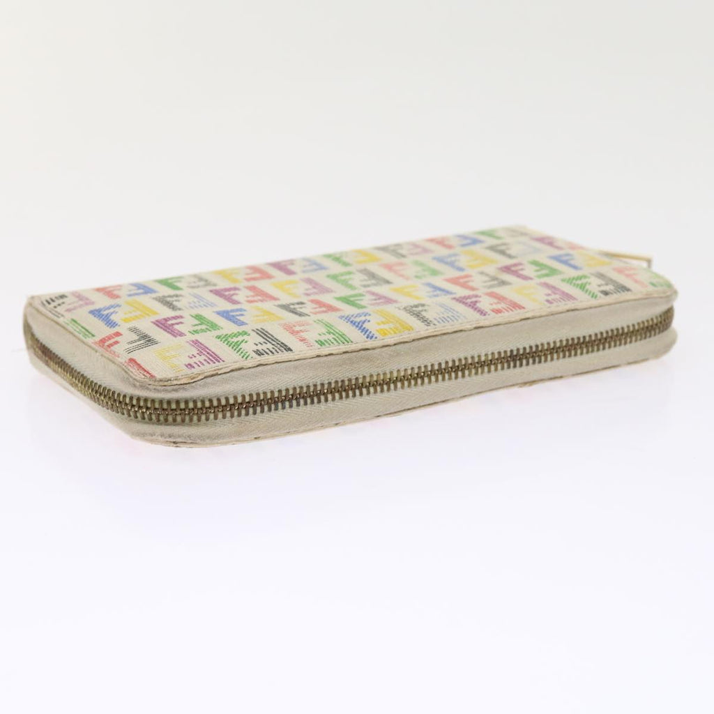 FENDI Zucchino Canvas Long Wallet Multicolor54465