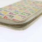 FENDI Zucchino Canvas Long Wallet Multicolor54465