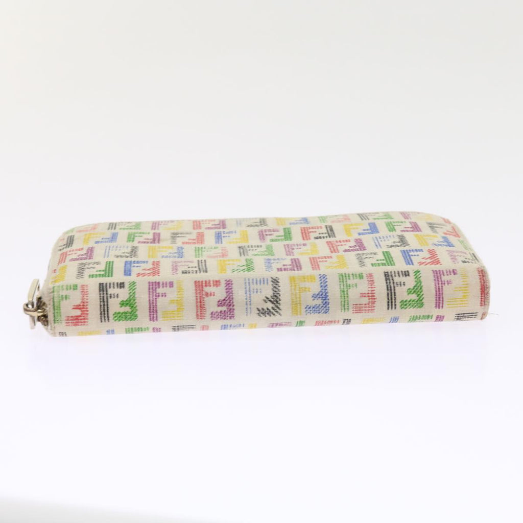 FENDI Zucchino Canvas Long Wallet Multicolor54465
