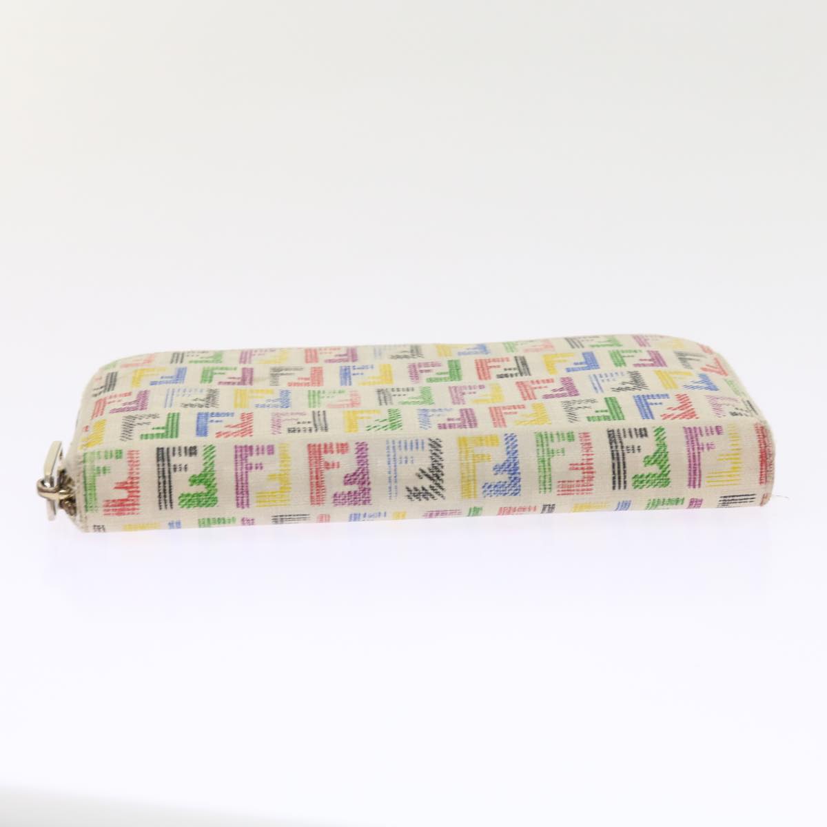 FENDI Zucchino Canvas Long Wallet Multicolor54465