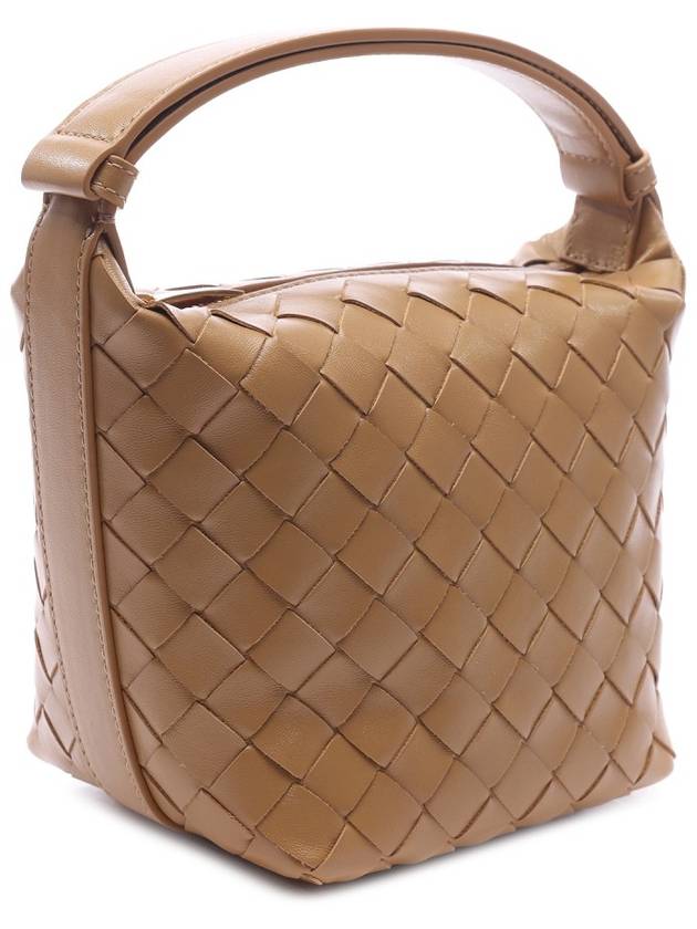 Bottega Veneta Candy Wallis Shoulder Bag Dark Plaline