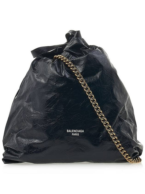 Balenciaga Women's Crush Medium Tote Bag Black