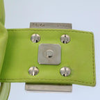 FENDI Mamma bucket Shoulder Bag Leather Green 2318 26424 00854704