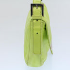 FENDI Mamma bucket Shoulder Bag Leather Green 2318 26424 00854704