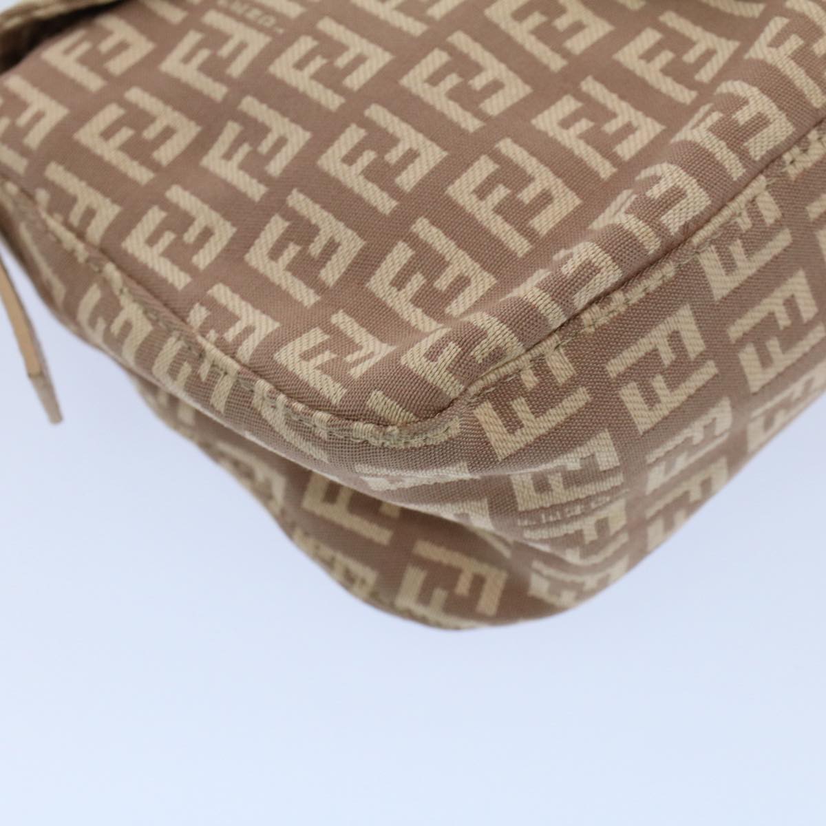 FENDI Zucchino Canvas Mamma bucket Hand Bag Beige54705