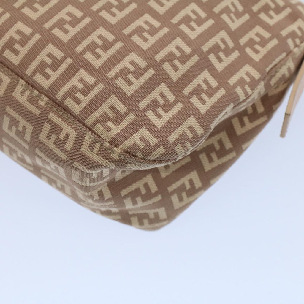 FENDI Zucchino Canvas Mamma bucket Hand Bag Beige54705