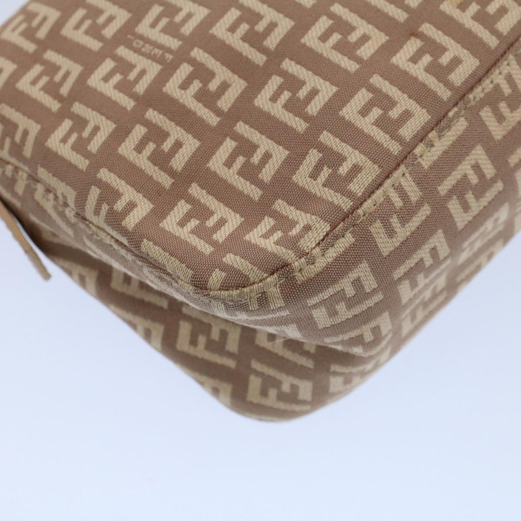 FENDI Zucchino Canvas Mamma bucket Hand Bag Beige54705