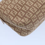FENDI Zucchino Canvas Mamma bucket Hand Bag Beige54705