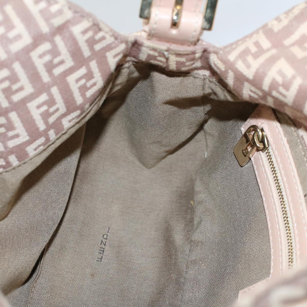 FENDI Zucchino Canvas Mamma bucket Hand Bag Beige54705
